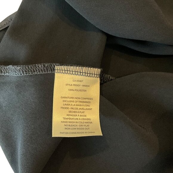 Melissa Nepton Peggy Cami Tank Top Navy Blue Poly Satin Size S - Picture 9 of 9